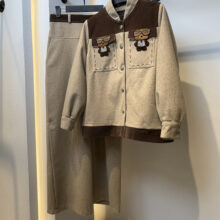 ست بامبر و شلوار فوتر مدل لکسی کد 862 رنگ کرم