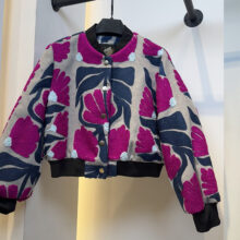 بامبر جکت زنانه مدل گلایل کد 842 طرح4