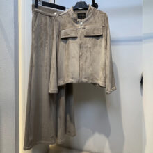 ست بامبر و شلوار زنانه مدل سانتا کد868 رنگ کرم