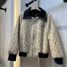 کت فوتر گل دوزی مدل بوفالو کد 846 رنگ کرم