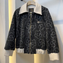 کت فوتر گل دوزی مدل بوفالو کد 846 رنگ مشکی