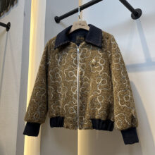 کت فوتر گل دوزی مدل بوفالو کد 846 رنگ موکا