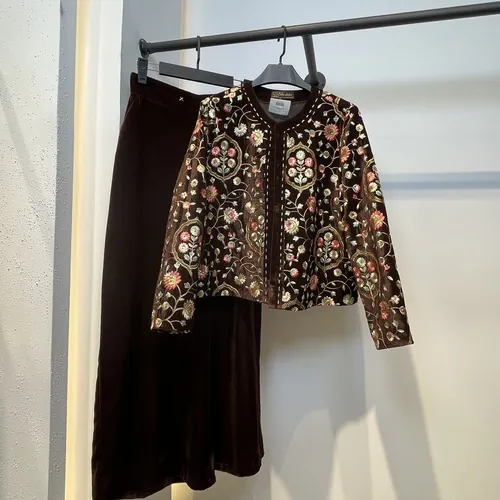 ست مخمل سوزن دوزی مدل هما کد 771 طرح 6