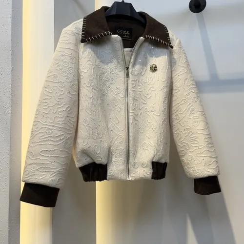 کت فوتر گل‌دوزی مدل امبر کد ۸۴۶ رنگ سفید